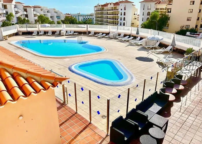 Appartement !!! Relaxing View, The Heights With Terrace And Heated Pools, Cristianos