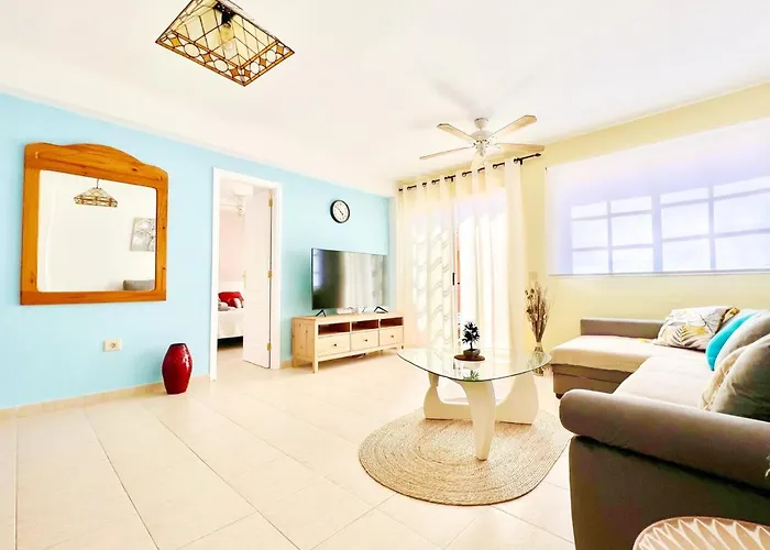 !!! Relaxing View, The Heights With Terrace And Heated Pools, Cristianos Appartement Los Cristianos (Tenerife)