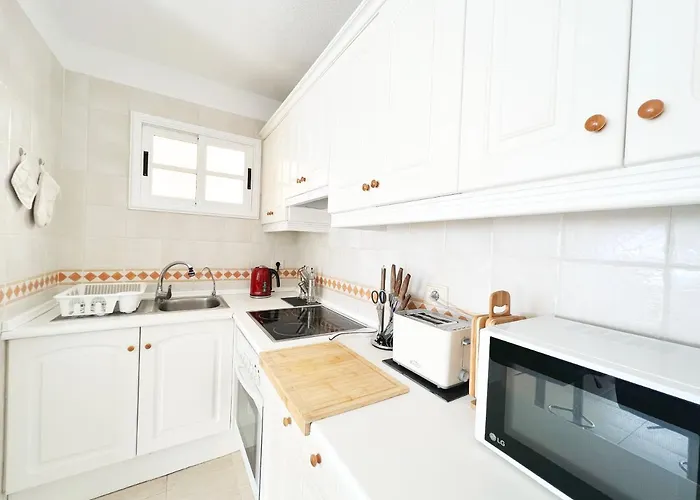 !!! Relaxing View, The Heights With Terrace And Heated Pools, Cristianos *