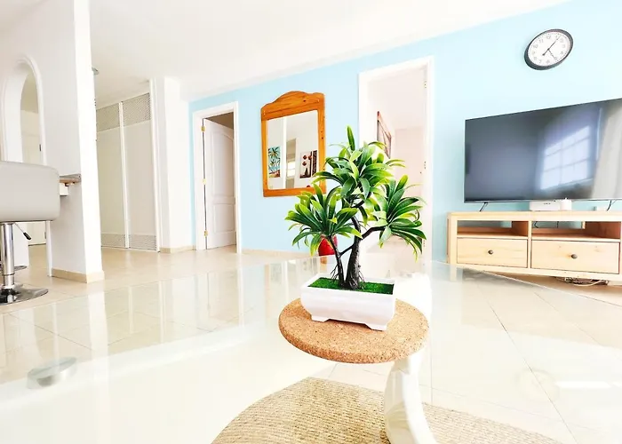 Appartement !!! Relaxing View, The Heights With Terrace And Heated Pools, Cristianos