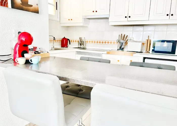 !!! Relaxing View, The Heights With Terrace And Heated Pools, Cristianos