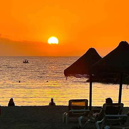 !!! Relaxing View, The Heights With Terrace And Heated Pools, Cristianos Apartamento