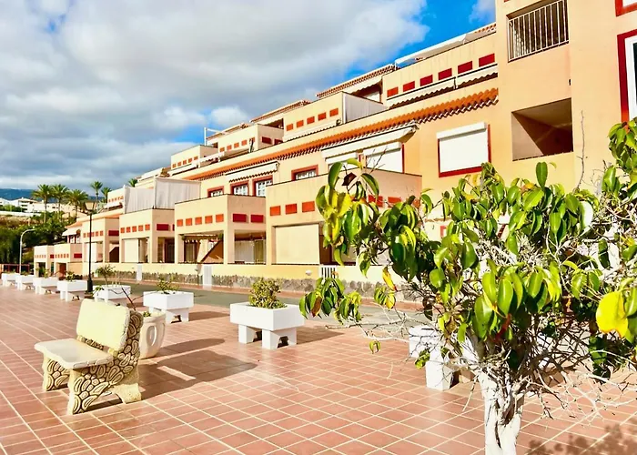 !!! Relaxing View, The Heights With Terrace And Heated Pools, Cristianos Apartment